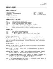 Download PDF of CV - HSU Users Web Pages - Humboldt State ...