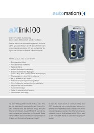 aXlink100 - automationX