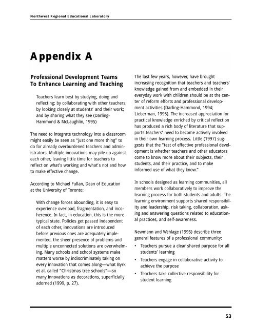 Appendix A: Learners, Language and Technology - Professional ...