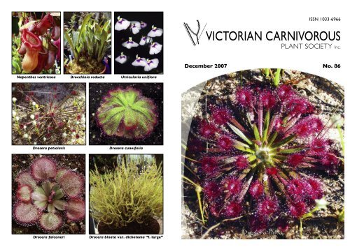 Drosera - Victorian Carnivorous Plant Society