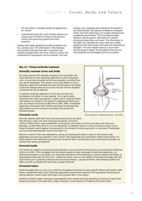 Bushland Weeds Manual - Environmental Weeds Action Network