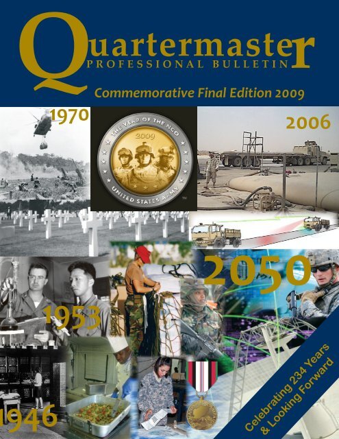 Final Commemorative Issue - Quartermaster School - U.S. Army