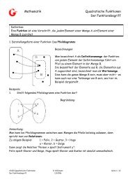 A3100-Quadratische Funktionen