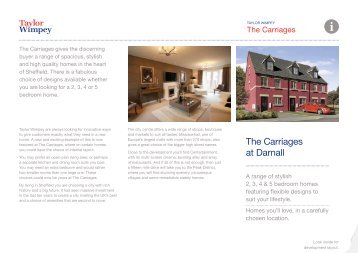 The Carriages at Darnall - Taylor Wimpey