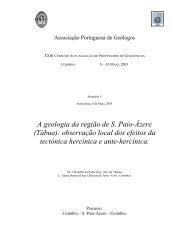 A geologia da região de S. Paio-Ázere (Tábua): observação local ...