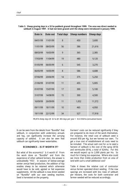 Dealing with salinity in Wheatbelt Valleys - Department of Water