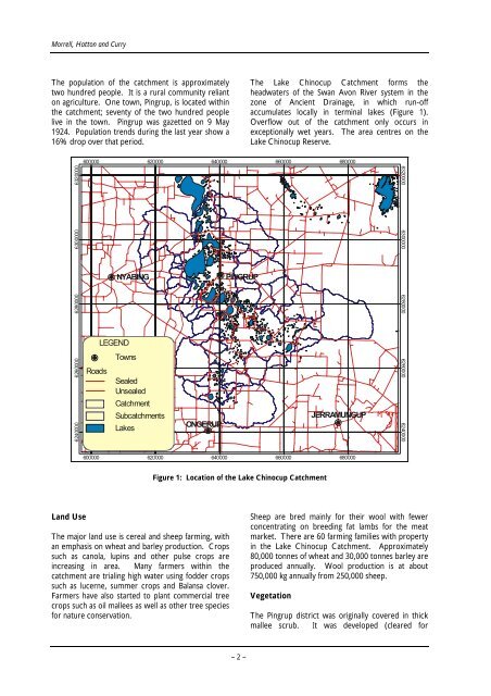 Dealing with salinity in Wheatbelt Valleys - Department of Water