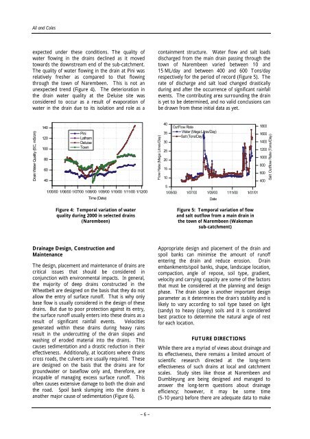 Dealing with salinity in Wheatbelt Valleys - Department of Water