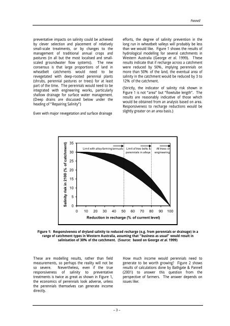 Dealing with salinity in Wheatbelt Valleys - Department of Water