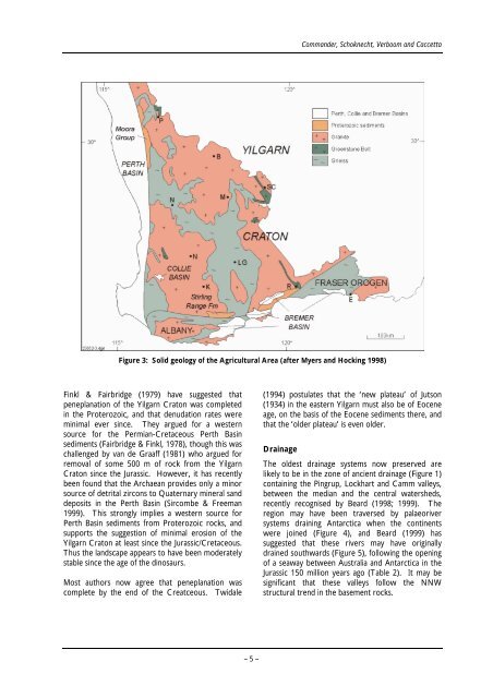 Dealing with salinity in Wheatbelt Valleys - Department of Water