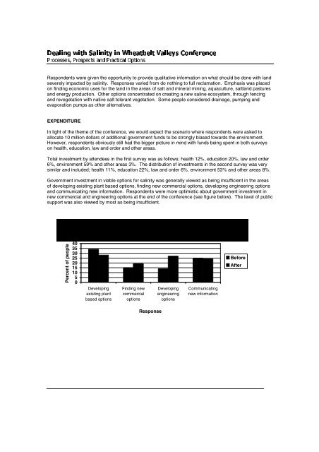 Dealing with salinity in Wheatbelt Valleys - Department of Water