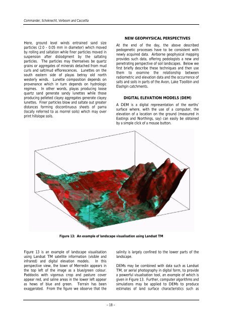 Dealing with salinity in Wheatbelt Valleys - Department of Water