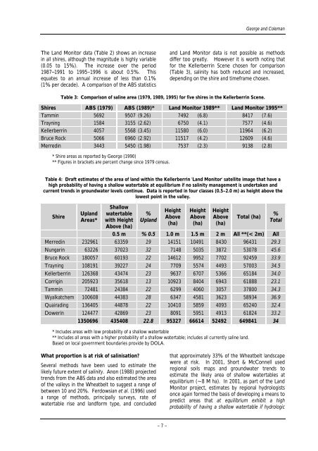 Dealing with salinity in Wheatbelt Valleys - Department of Water