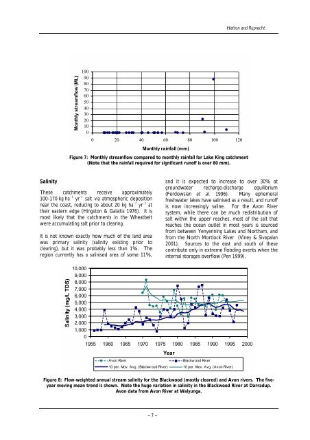 Dealing with salinity in Wheatbelt Valleys - Department of Water