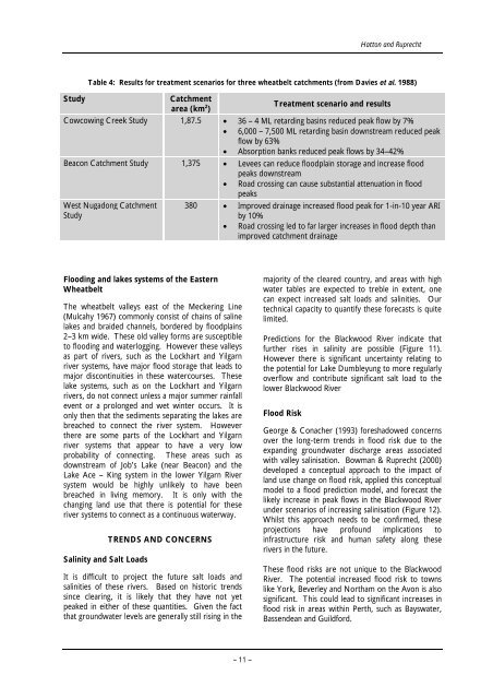 Dealing with salinity in Wheatbelt Valleys - Department of Water