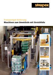 Transportgut-Sicherung Maschinen zum Umwickeln ... - strapex.com