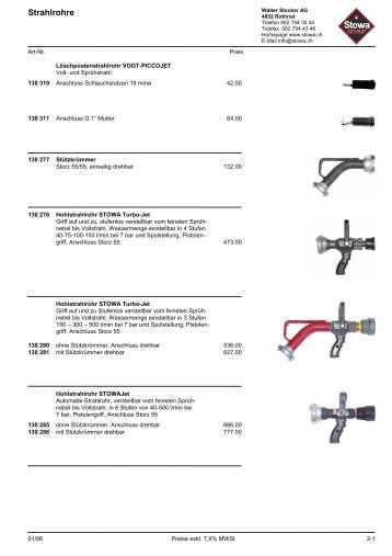 Download Katalog - Walter Stocker AG