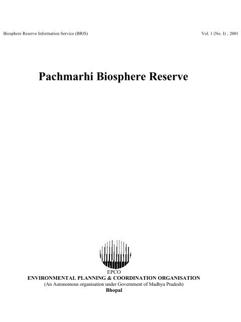 Pachmarhi Biosphere Reserve - Environmental Planning ...