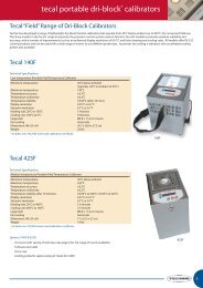 Techne Tecal 140F Dri-Block Data Sheet PDF - Instrumart