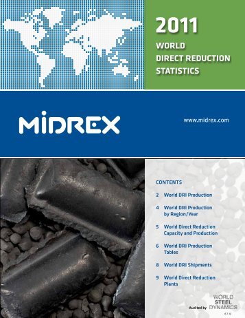 World direct reduction statistics 2011 - Midrex