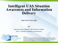 Intelligent UAS Situation Awareness and Information Delivery - Mitre