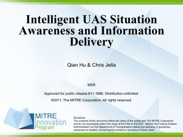 Intelligent UAS Situation Awareness and Information Delivery - Mitre
