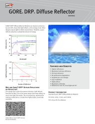 GORE® DRP® Diffuse Reflector - WL Gore & Associates, Inc.