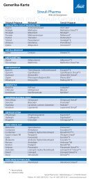 Sparen mit Streuli-Generika - Streuli Pharma