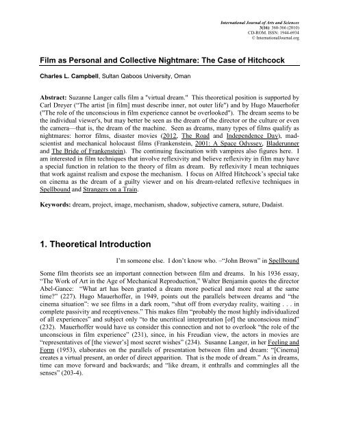 OUTLINE OF CONFERENCE PAPER