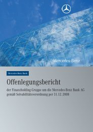 der Finanzholding-Gruppe um die Mercedes-Benz Bank