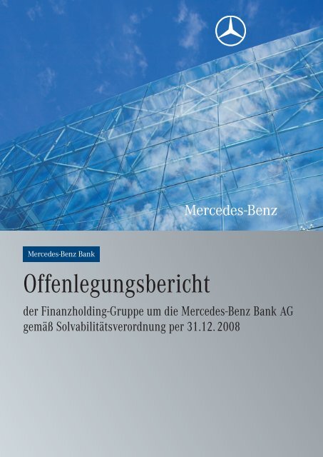 Der Finanzholding Gruppe Um Die Mercedes Benz Bank