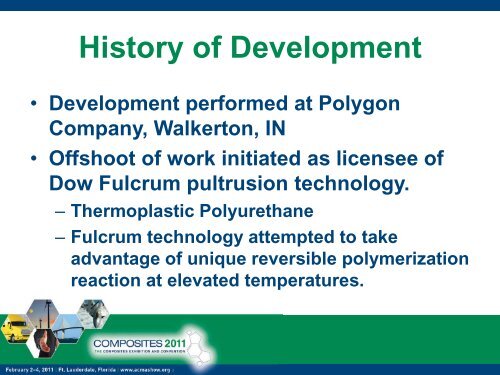 ThermoplasticPultrusions Process using Twintex Roving