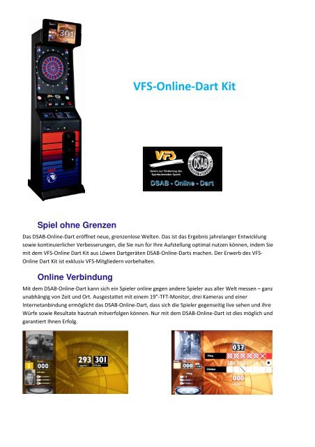 VFS-Online-Dart Kit - TWL