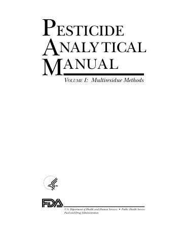 pesticide analytical manual - Cromlab