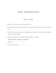 EE501: MIDTERM EXAM