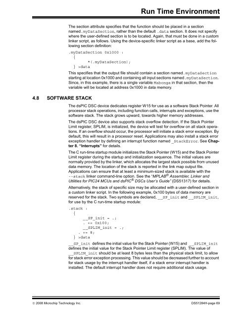 MPLAB C Compiler for PIC24 MCUs and dsPIC DSCs ... - Microchip