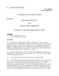 R. v. Cuthbertson, 2003 ABPC 83 Date: 20030613 ... - Alberta Courts