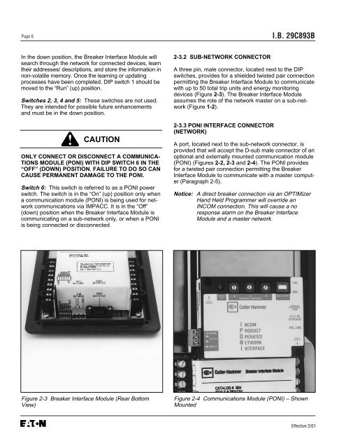 Breaker Interface Module II - Eaton Canada