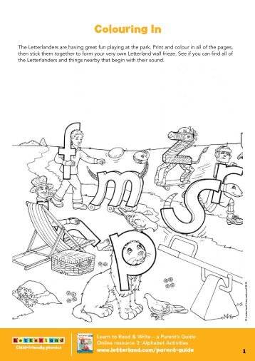 Colouring In Download - Letterland