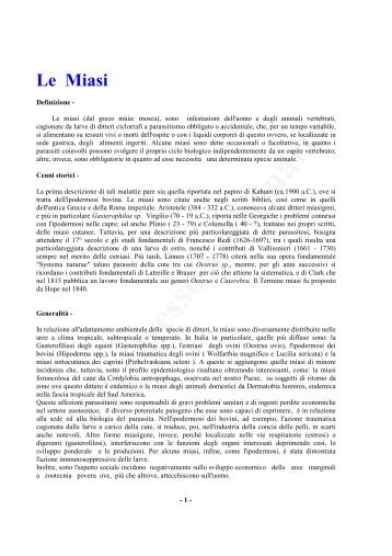 Le Miasi - Associazione Consigli Ordini Provinciali Medici Veterinari ...