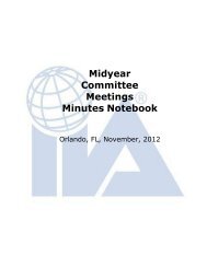 Midyear Committee Meetings Minutes Notebook - The Institute of ...