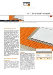 6.1 Schlüter®-DITRA - Fliesen Winter