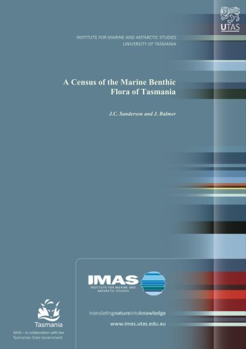 PDF (IMAS Technical Report: A Census of the - UTas ePrints ...