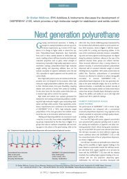 Next generation polyurethane