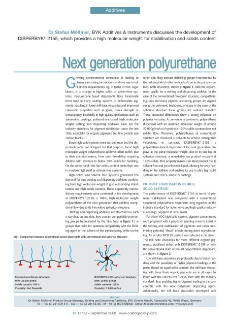 Next generation polyurethane