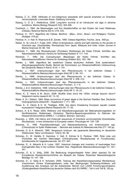 Species and synonym list of the German marine - Institut für ...