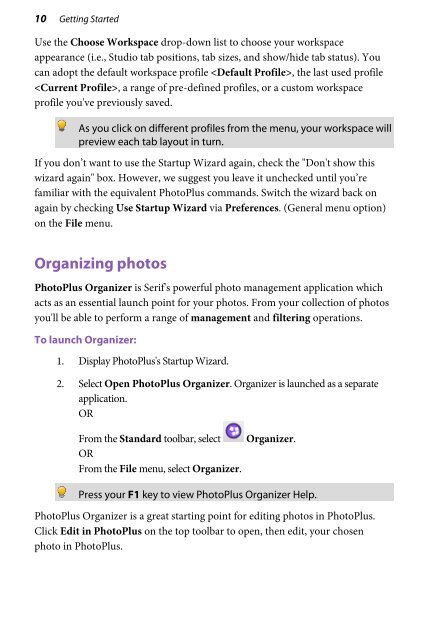 PhotoPlus X6 User Guide - Serif