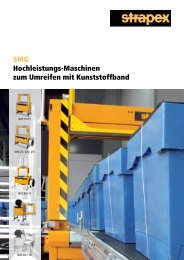 SMG Hochleistungs-Maschinen zum Umreifen mit ... - strapex.com