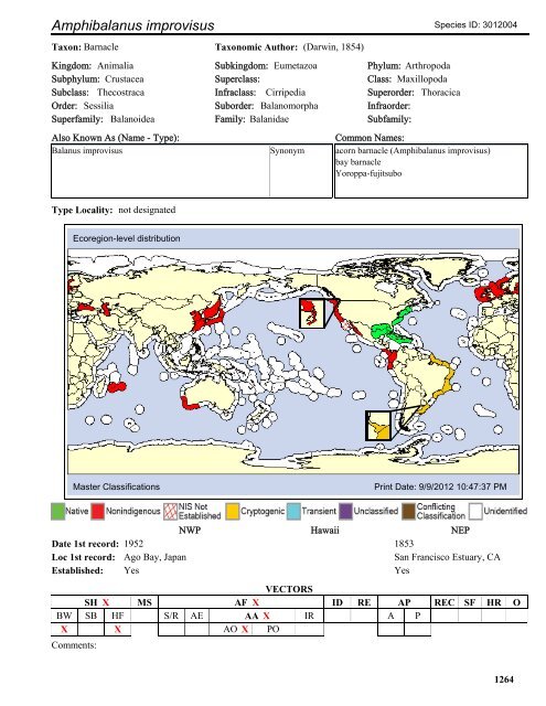 Cothurnia limnoriae - NSCEP | US EPA - US Environmental ...