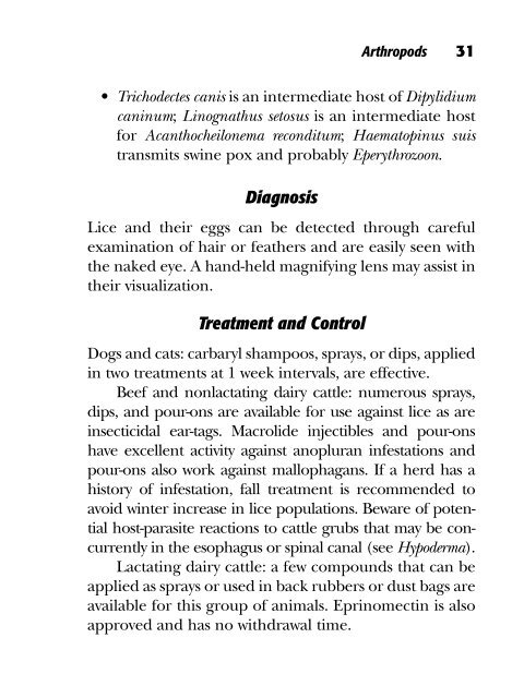 Veterinary Parasitology: The Practical Veterinarian - CX.com